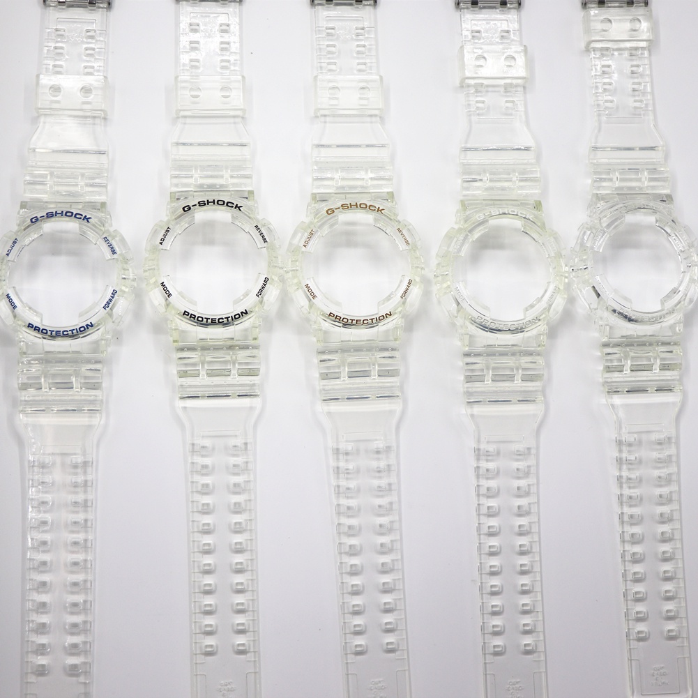 Dây Đeo Đồng Hồ Màu Trong Suốt Chống Thấm Nước Cho Casio G-SHOCK GA120 110 100 GD100 GD110 GD120 GA-110GB GAX-100
