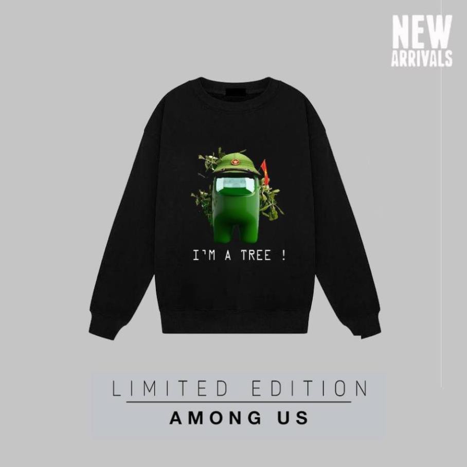 NEW- SALE- [BST] Áo Sweater Game Among Us Hot Nhất Hiện Nay - áo Game chất - mẫu mới HOT