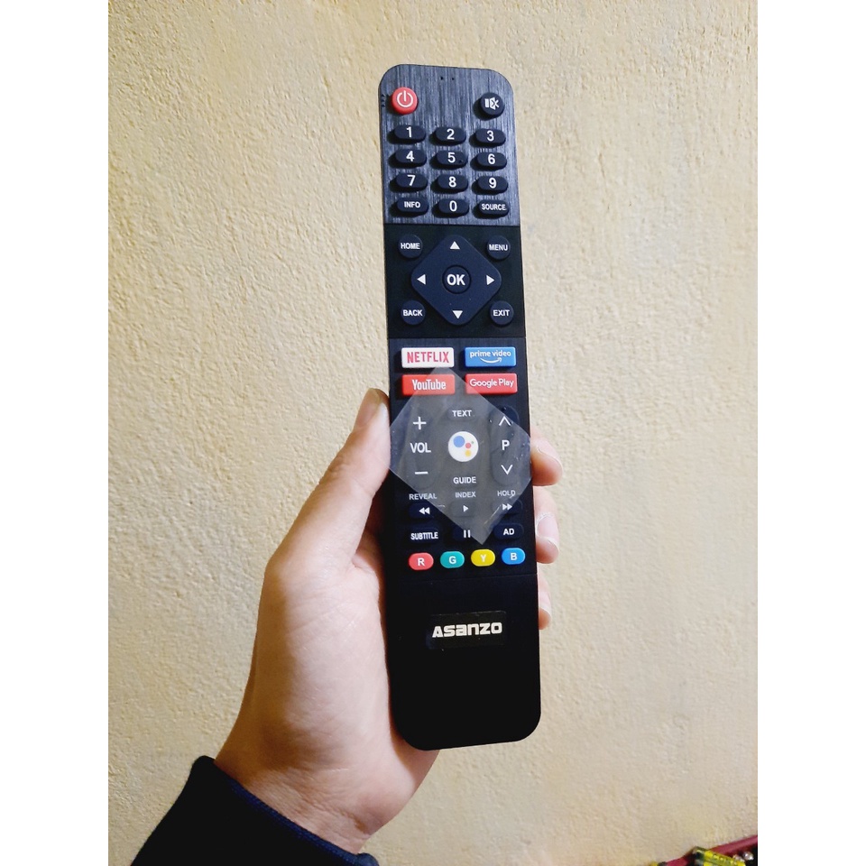 Remote Điều khiển TV Asanzo giọng nói- Hàng mới chính hãng theo máy 100% Tặng kèm Pin!!!