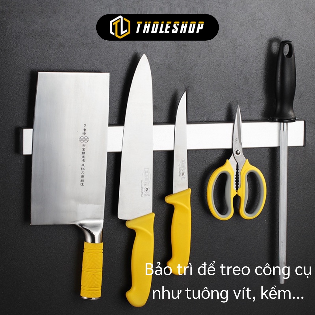Giá Treo Dao - Thanh Nhôm Nam Chân Treo Dao Kéo Nhà Bếp Chắc Chắn (Kèm Chai Keo) 9519