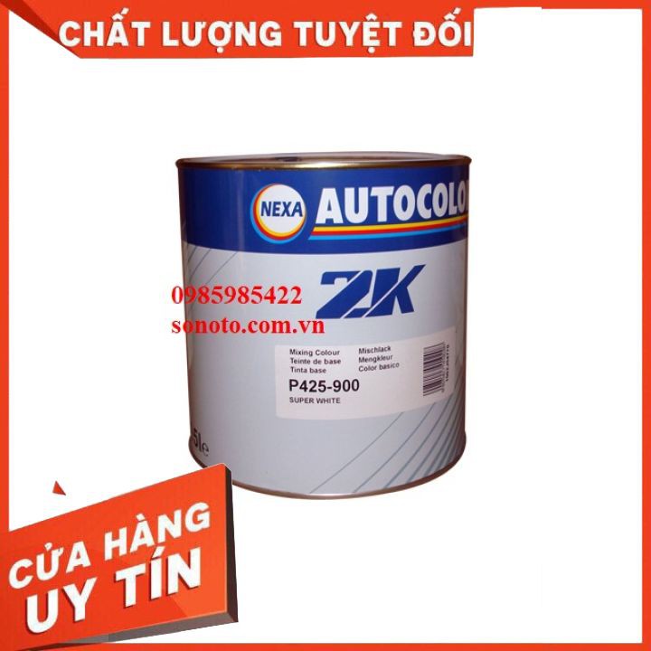 P425-900 Sơn gốc 2K Màu trắng Super Nexa Autocolor 3.5 Lít sơn thuộc tập đoàn PPG