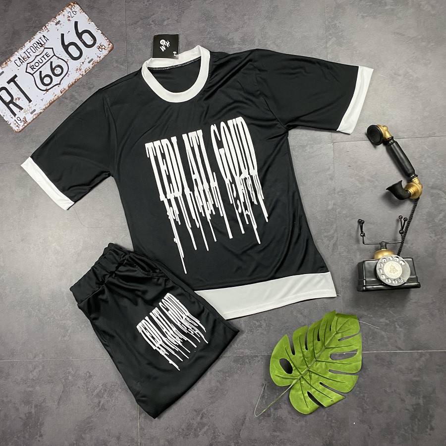 XẢ HÀNG Bộ Hè Nam, Bộ Thun Nam cộc Tay In Logo Chất Liệu Thun Lạnh Mềm Mịn - BN40 - Full Size | BigBuy360 - bigbuy360.vn