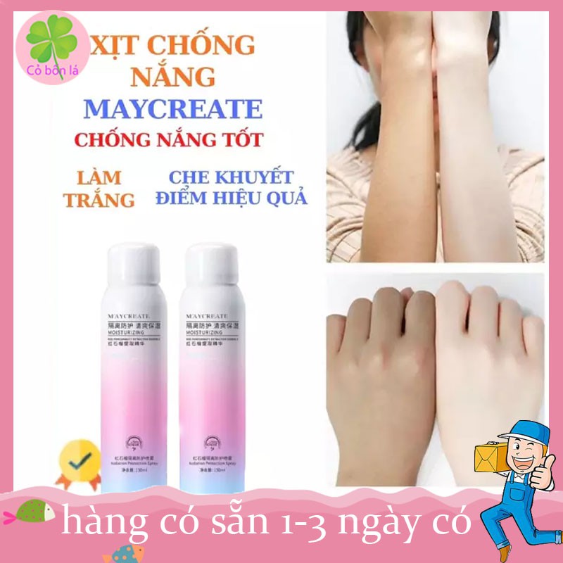 Xịt Chống Nắng Trắng Da Moisturizing 150Ml Hàng Chính Hãng Nội Địa Trung