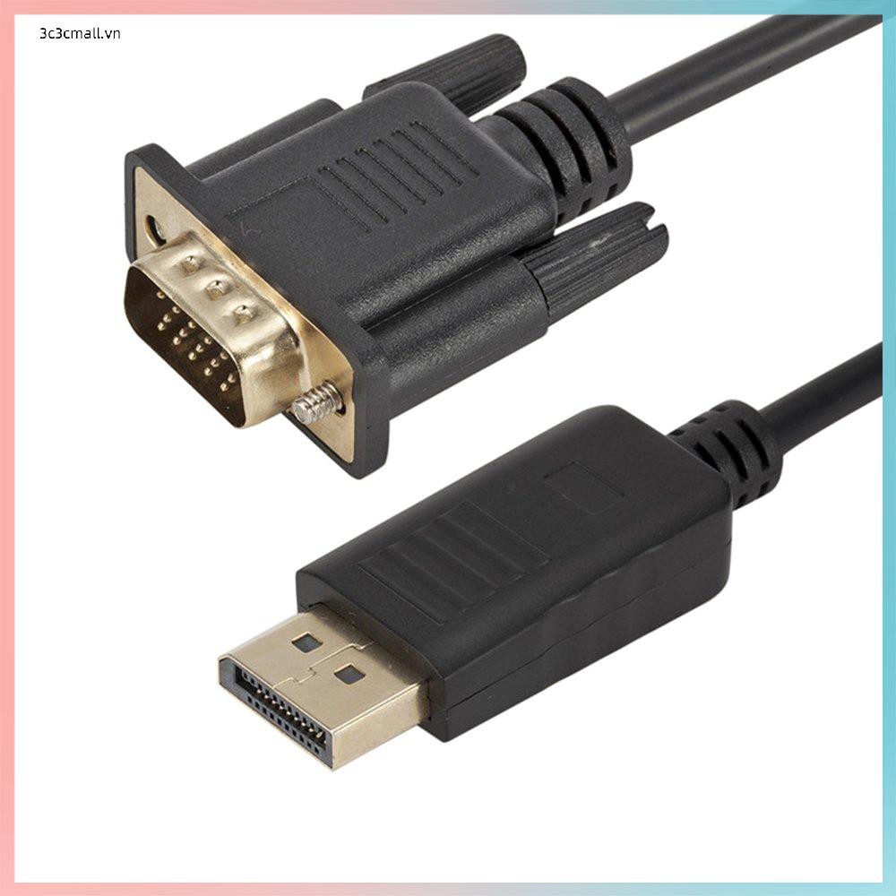 ✨chất lượng cao✨Displayport To Vga Converter Dp Male To Vga Cable Adapter 1080P Display Port