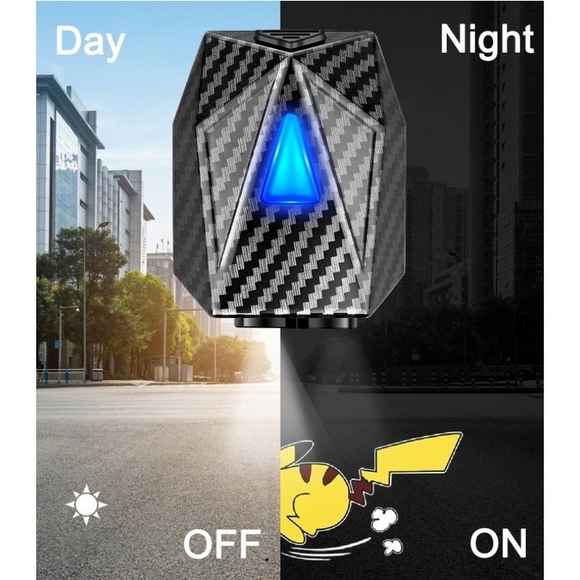 Đèn LED laser không dây chiếu trang trí cửa họa tiết pikachu/vịt hoạt hình dành cho xe hơi