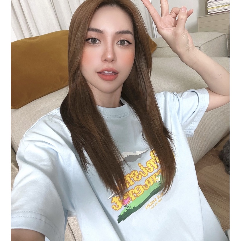 Áo thun PIXEL PARC White - Basic Tee ONISM.STU