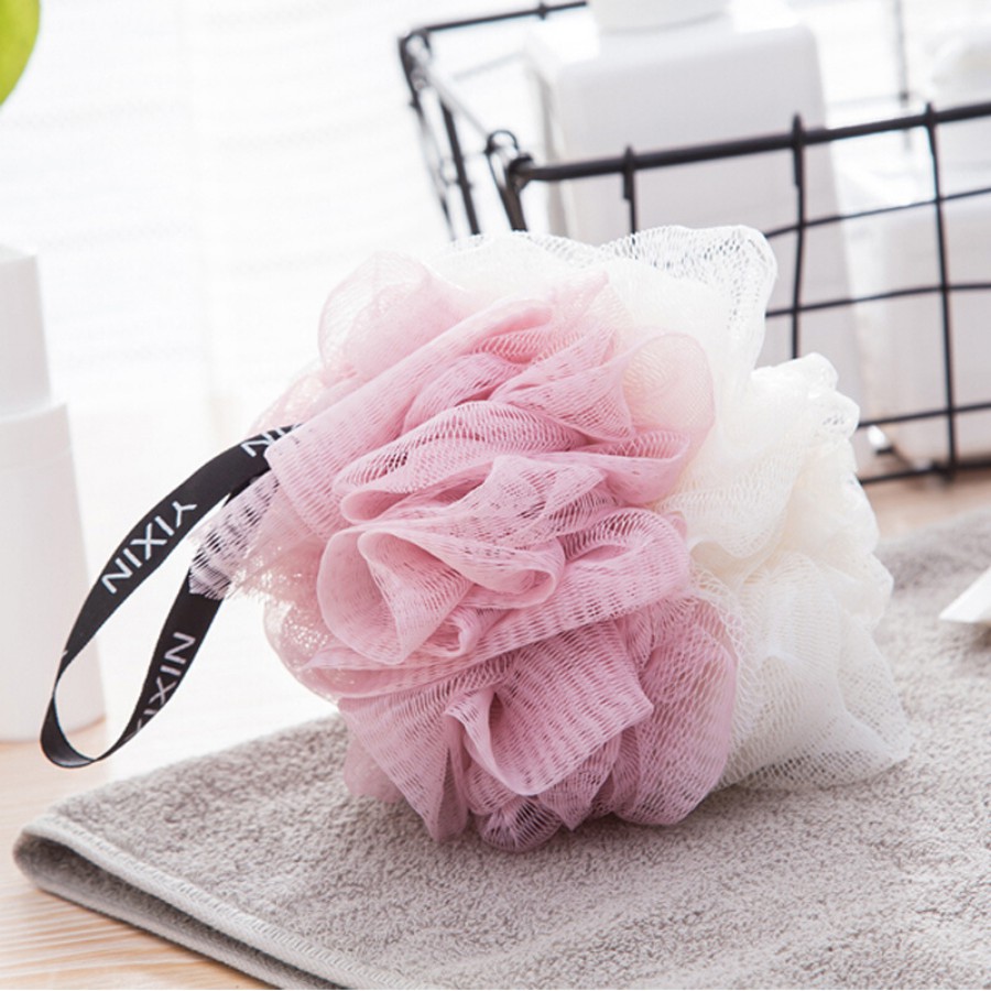 Bông tắm lưới tròn 2 màu