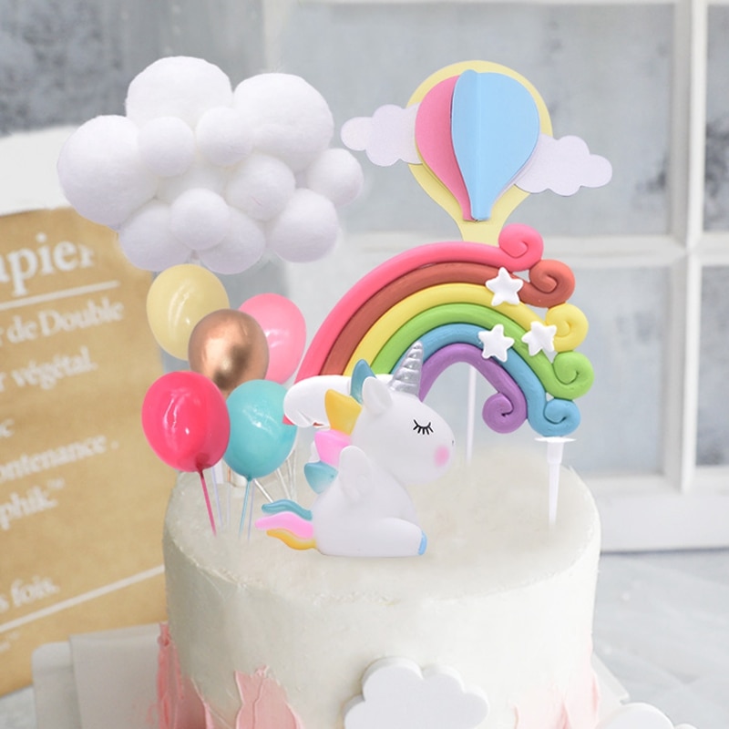 Phụ Kiện Trang Trí Bánh Kem Hình Kỳ Lân Dễ Thương