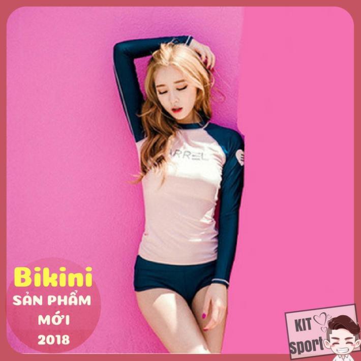 Bộ Đồ bơi đi tắm biển nữ Bikini 2 mảnh (Set Áo dài và quần lót) AAO1715 - Cửa Hàng Nam Ken Sport ་