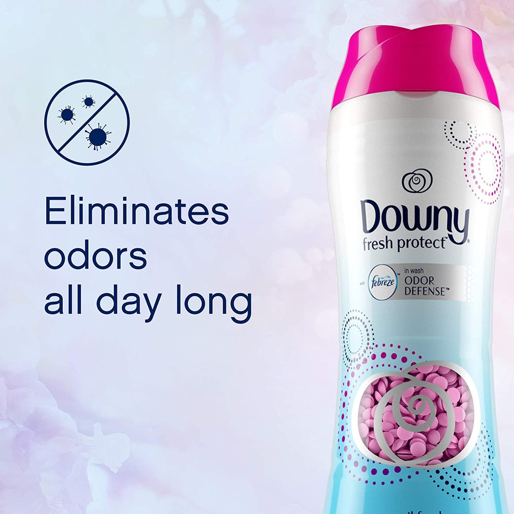 [Tách Lẻ] Hạt Xả Giúp Thơm và Mềm Vải Downy Fresh Protect in-wash Scent Beads with Febreze Odor Defense April Fresh 45g