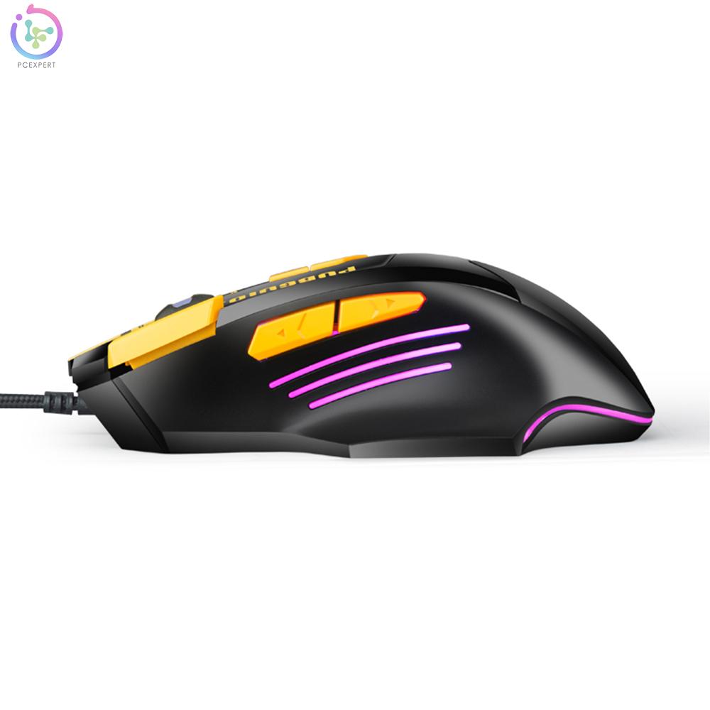 Chuột Gaming 800 / 1200 / 1600 / 2400 / 3600 / 4800dpi 6 Màu