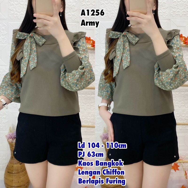 Áo Sơ Mi Voan A1256 Bangkok Combi Nhập Khẩu