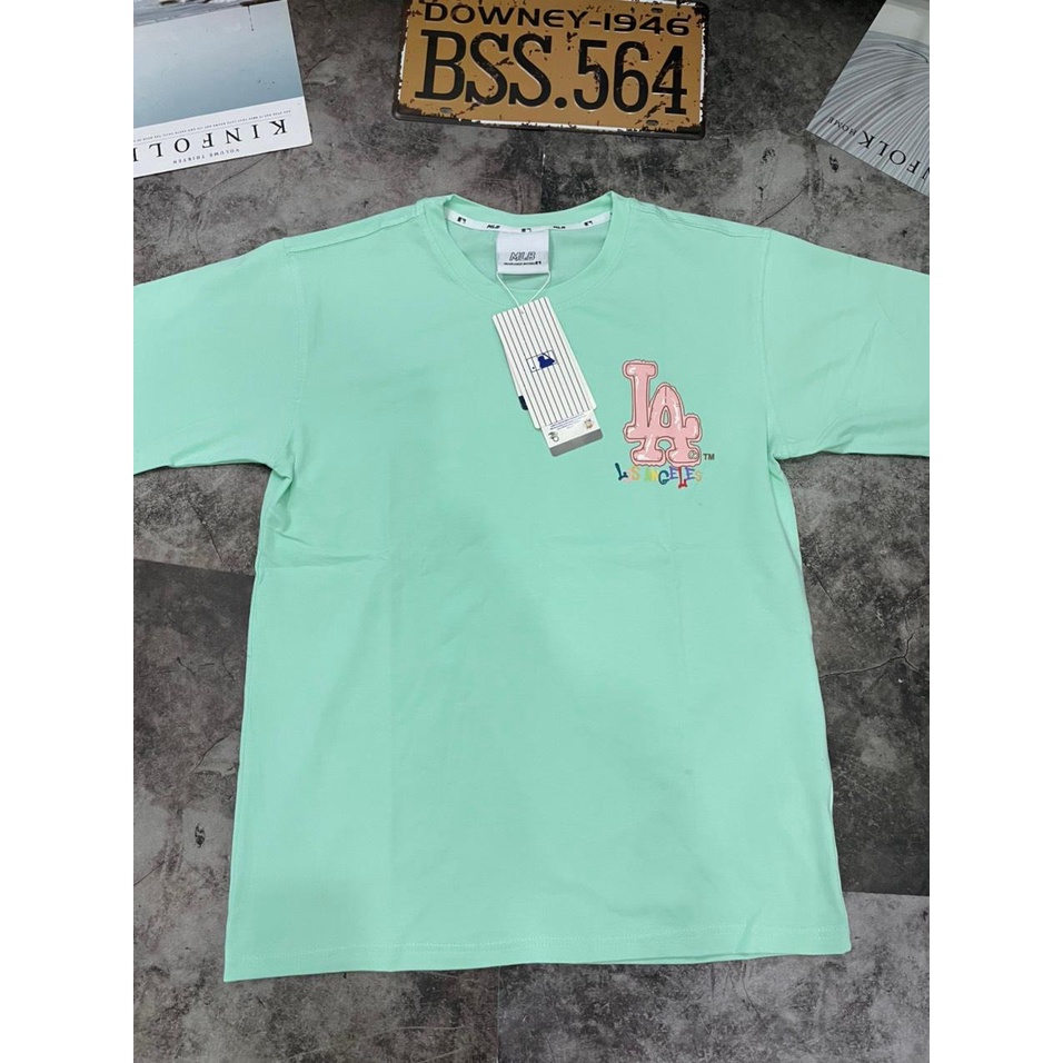 Áo Thun Unisex Chất Cotton 100% Màu Trắng/Đen/Hồng/Xanh Lam/Xanh Mint