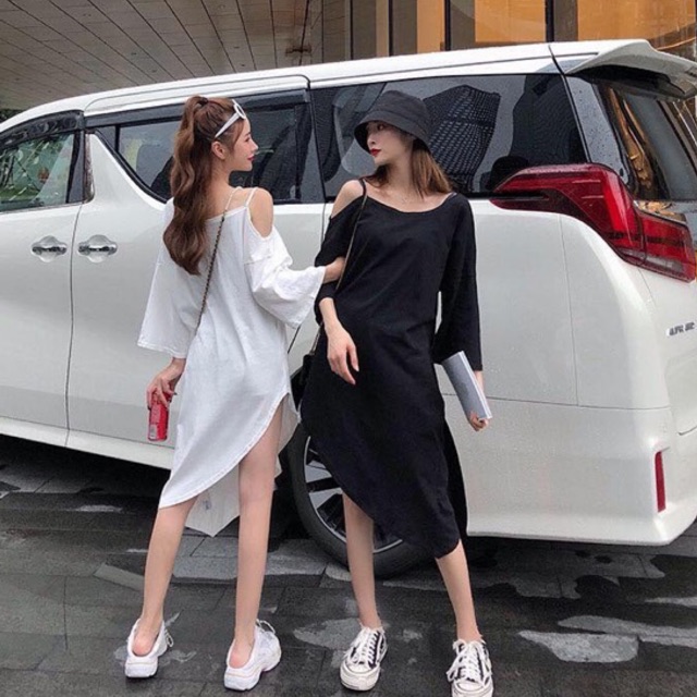 ĐẦM XUÔNG BASIC VẠT CHÉO
