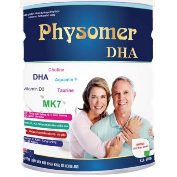 Sữa Physomer DHA [900gr/hộp, HSD 2027]