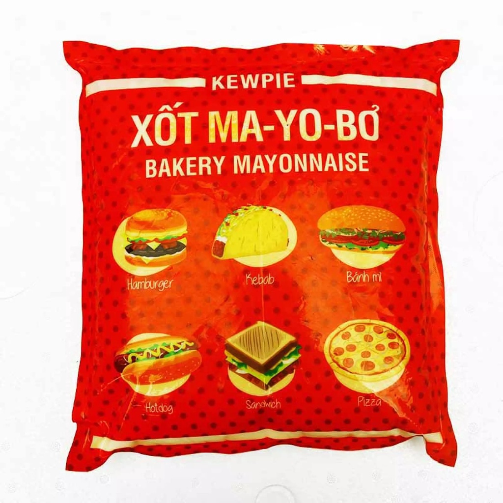 Combo 2 Gói Xốt Ma-yo-bơ Kewpie gói 3Kg