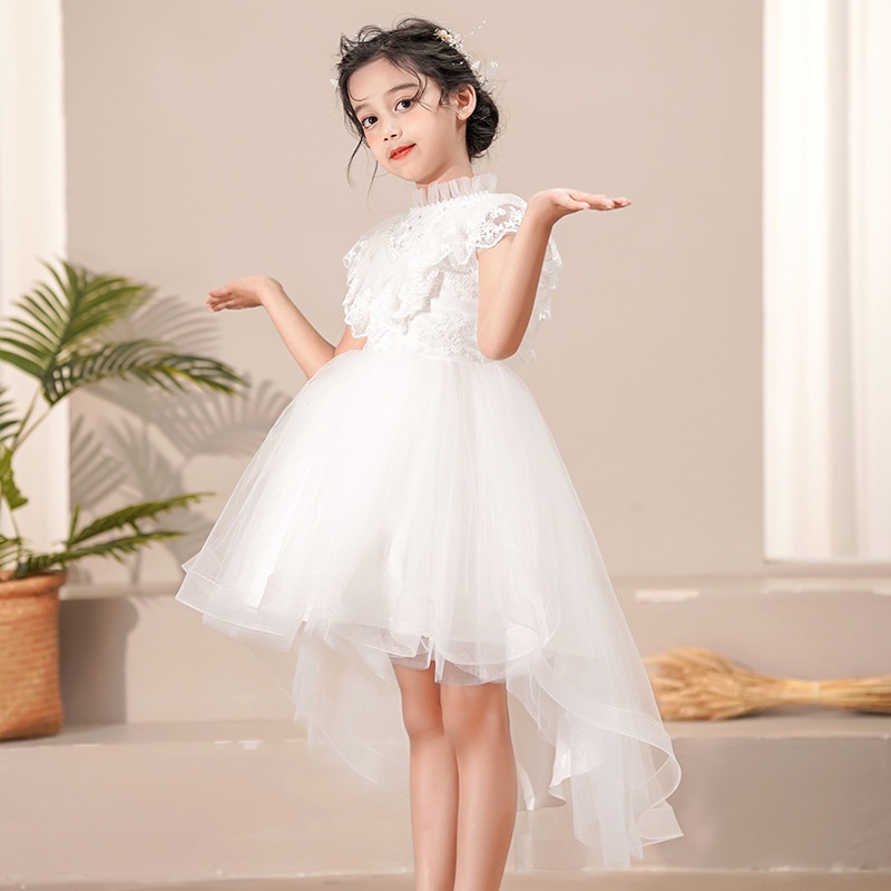 Váy công chúa bé gái thiết kế cao cấp cho bé đi dự tiệc phù dâu đuôi tôm tay kiểu cánh dơi DBG101 DBG122