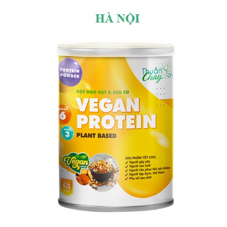 Vegan Protein - Bột rau củ đậu hạt - Bổ Sung Protein (Không Đậu Nành) Thuần Chay