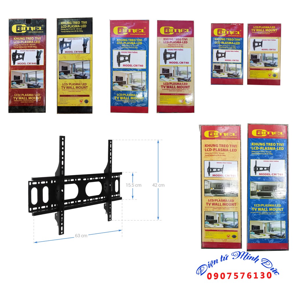 Kệ Tivi treo tường Cao Cấp CAMEL