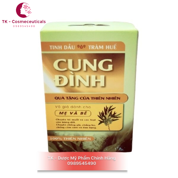 Tinh Dầu Tràm Huế Cung Đình Ngừa Sổ Mũi, Chống Gió, Cảm Cúm, Ho Có Đờm, Côn Trùng Cắn, Dị Ứng