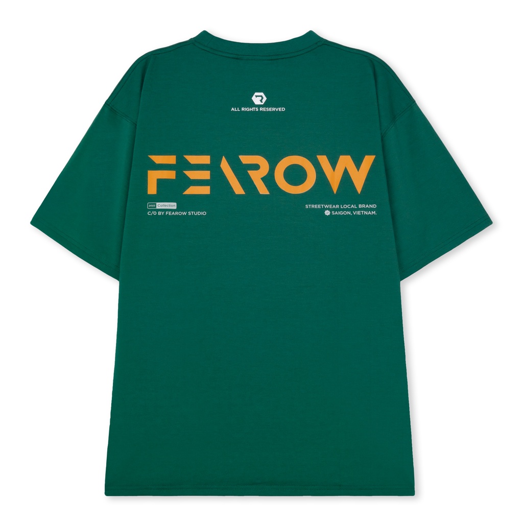 Áo thun nam nữ local brand unisex Fearow Signature Ver 2.0 / Màu Xanh Lá Đậm - FW152