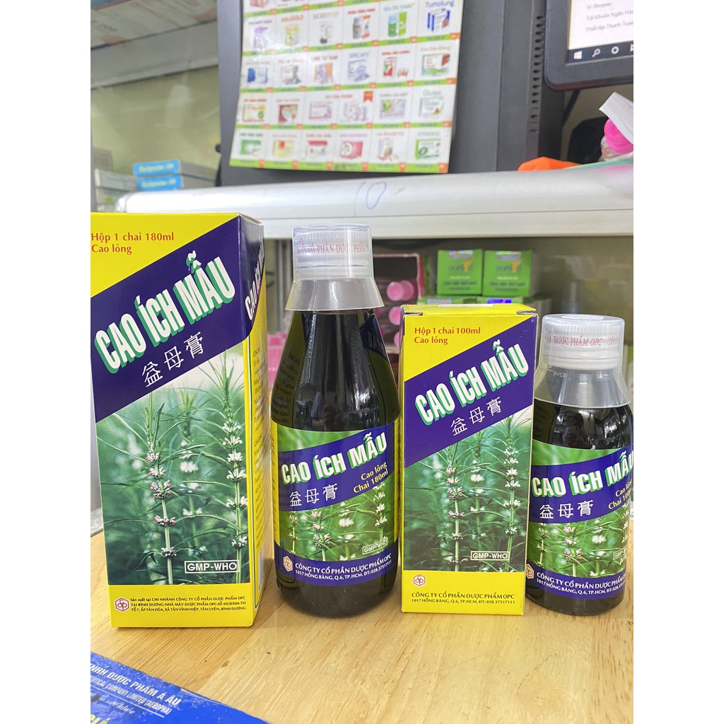 Cao ích mẫu lọ 100ml - 180ml OPC