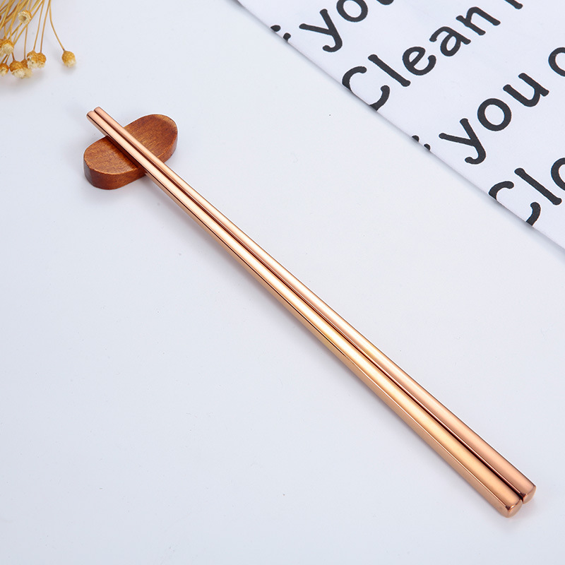 Đôi đũa chống trượt làm từ thép không gỉ sử dụng tiện lợi