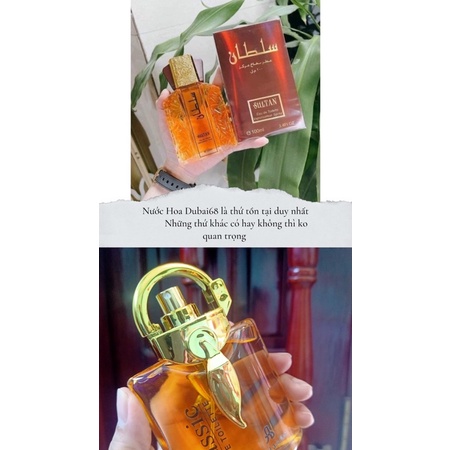 Set Combo 2 Chai Nước Hoa Nam Nữ Dubai Sultan 100ML & Dubai Classic 100ML Mạnh Mẽ Cá Tính Và Ngọt Ngào Quyến Rũ