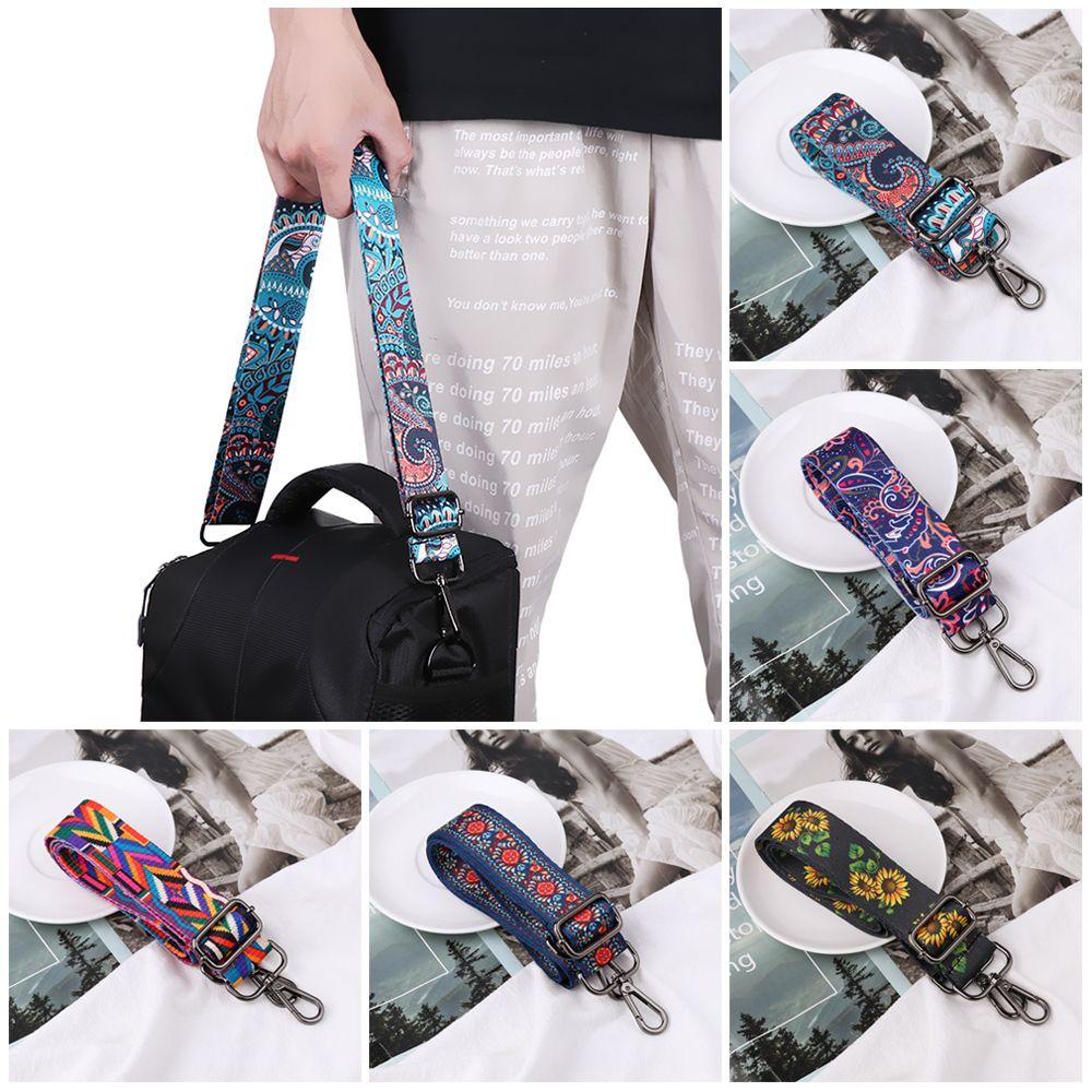 Dây Đeo Túi Xách Nylon Họa Tiết Thổ Cẩm Nhiều Màu Sắc Thời Trang