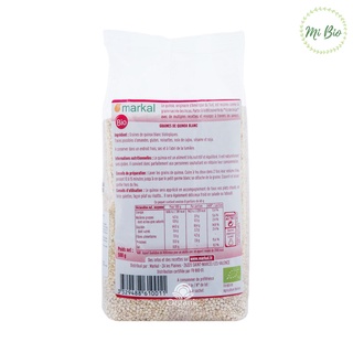 Hạt diêm mạch trắng hữu cơ 500g (Quinoa Real - Markal)