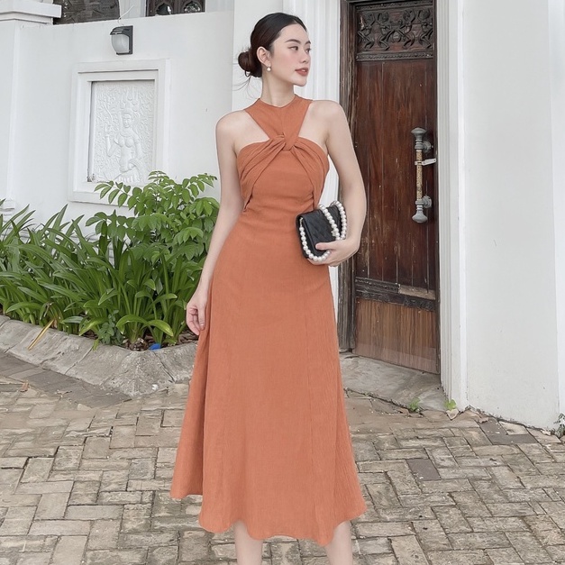 [BBSTORE'S] Đầm Xốp Nhăn Xoắn Ngực Fruit - TK490 | BigBuy360 - bigbuy360.vn