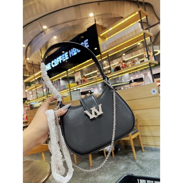 Túi Kẹp Nách W Đá, Túi Xách Nữ Đeo Chéo Dáng Bầu Loại Đẹp