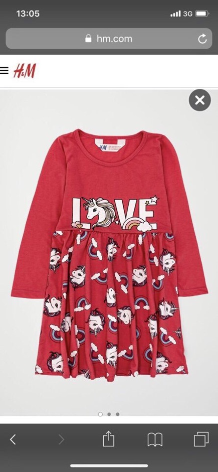 Đầm HM dài tay bé gái