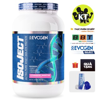 Sữa tăng cơ IsoJect của Evogen + Tặng kèm bình lắc