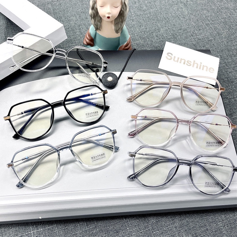 Mắt kính gọng tròn chống tia bức xạ phong cách cổ điển