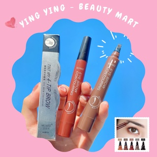 Bút chì kẻ lông mày Suake 4D phẩy sợi tự nhiên - nội địa Trung