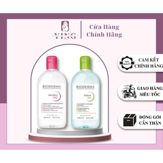 Nước tẩy trang bioderma h2o làm sạch da 500ml pháp