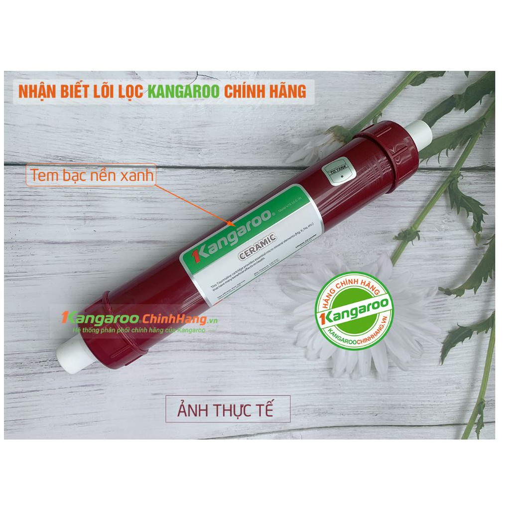 Lõi Lọc Nước Kangaroo Sô 6 - Ceramic - Cam Kết Chính Hãng,  Đổi Trả Trong Vòng 7 Ngày -- Lõi Lọc Kangaroo Ceramic