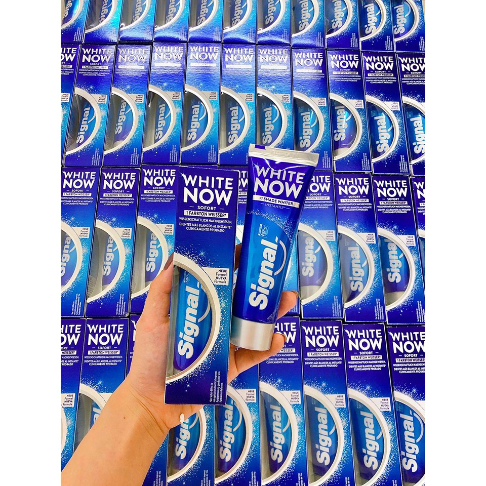 Kem đánh trắng răng Signal White Now