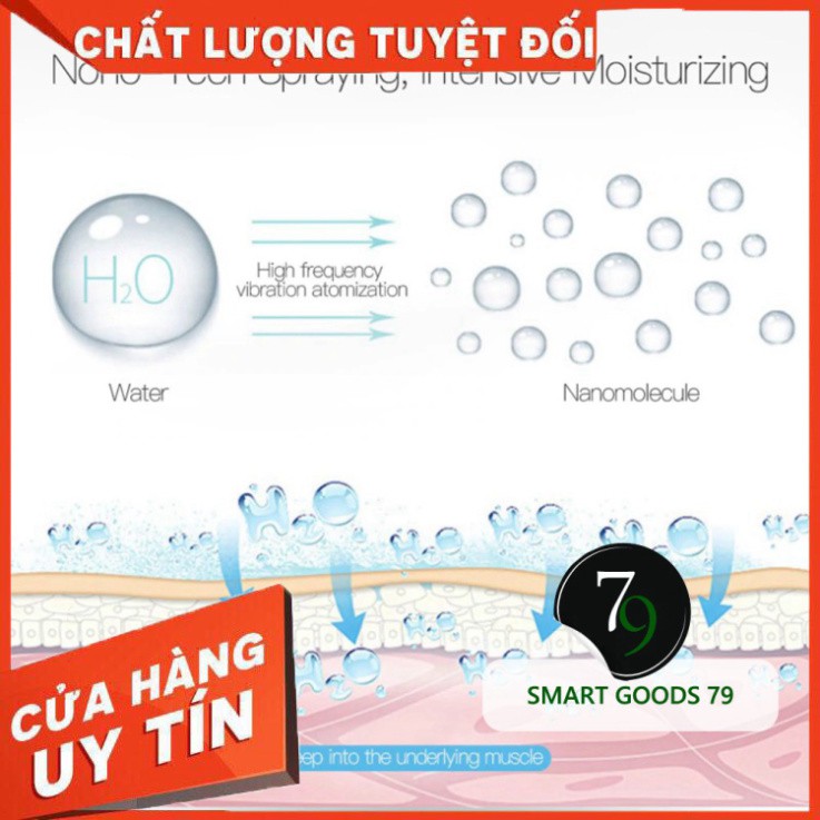 [ Chính Hãng ] [Freeship hàng cao cấp 21] Máy phun sương tạo độ ẩm bình xịt khoáng nano xông chăm sóc cho da mặt cầm tay