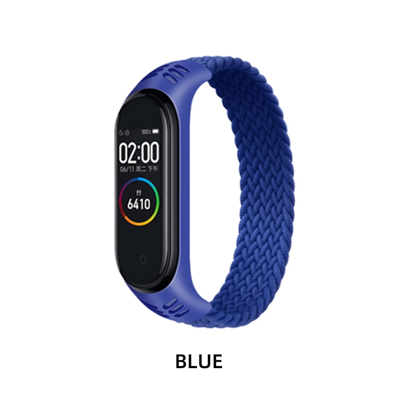 Dây Đeo Sợi Nylon Cho Đồng Hồ Thông Minh Xiaomi Mi Band 5 / 4 / 3 (2021)