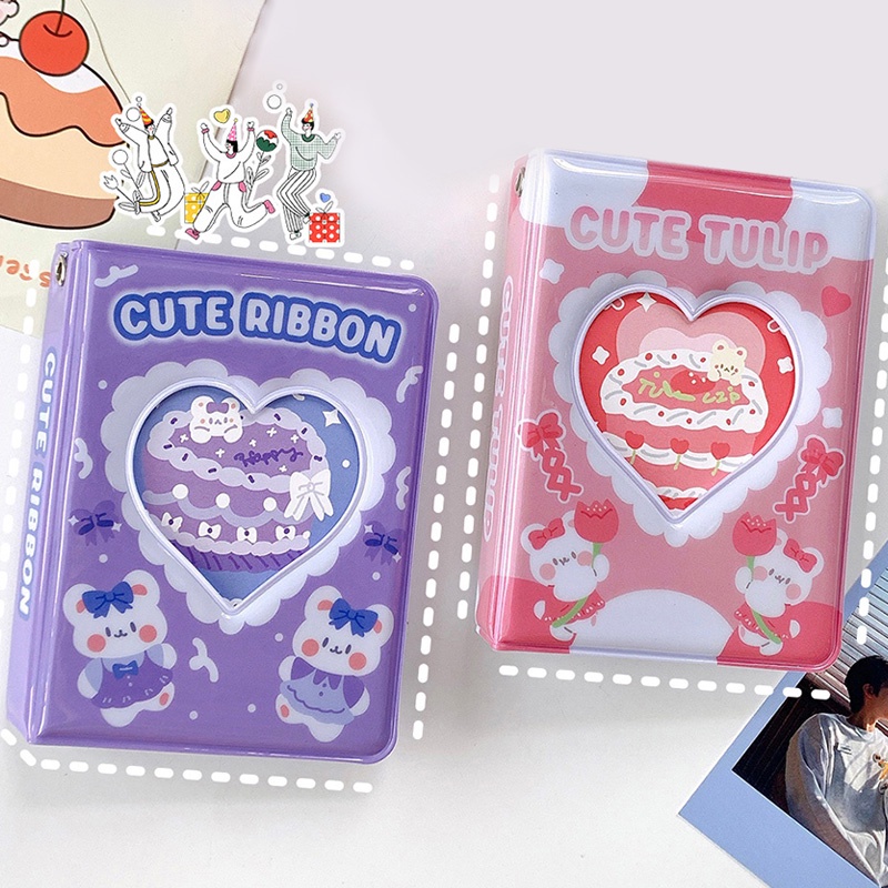 Album Ảnh 3 Inch 40 Ngăn Chống Thấm Nước Nhỏ Gọn Dễ Mang Theo Cho Học Sinh