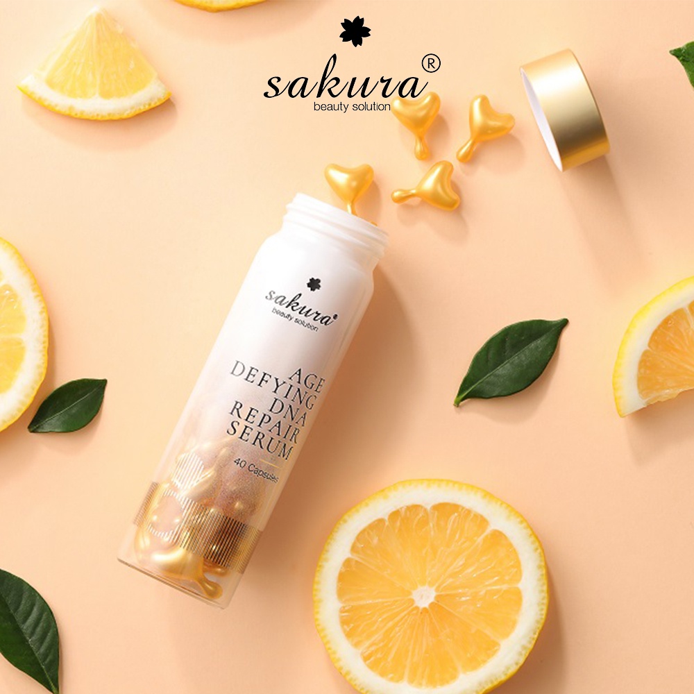 Serum chống lão hóa Sakura Age Defying DNA Repair Serum 2020 săn chắc da 40 viên