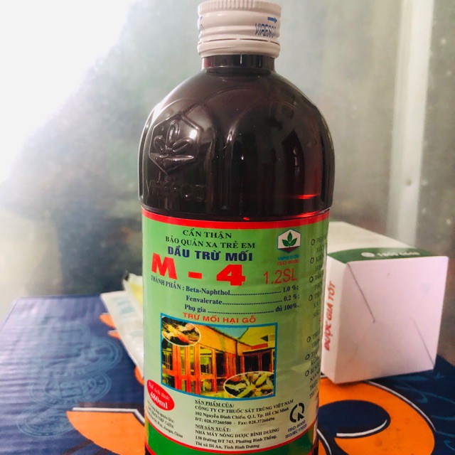 Dầu trừ mối M4 chai lớn 480ml giá rẻ