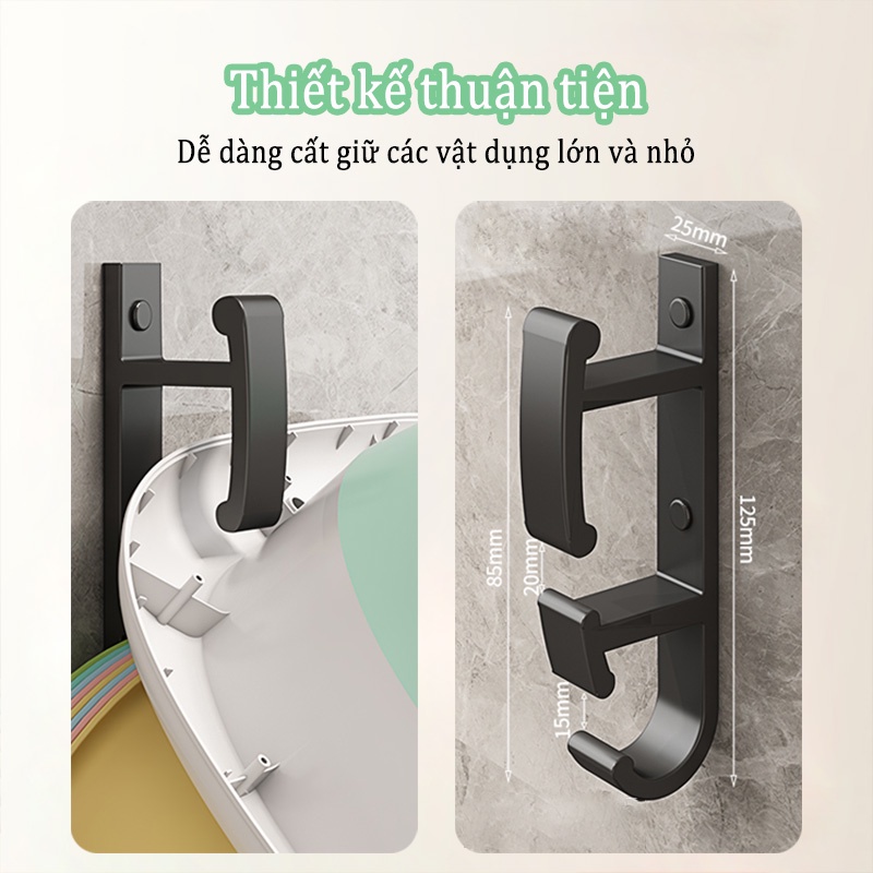 Móc treo đồ MEIDOO gắn tường không cần khoan lỗ dành cho nhà bếp phòng tắm