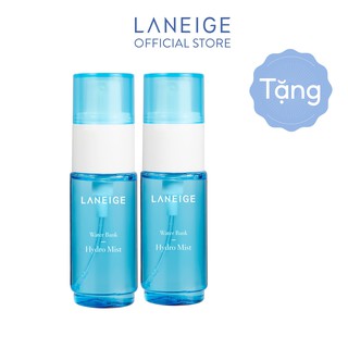 [HB Gift] Bộ Đôi Xịt khoáng cấp ẩm tức thì cho da nhờn dầu Laneige Water Bank Hydro Mist 30mlx2