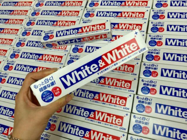 KEM ĐÁNH RĂNG WHITE&amp;WHITE NHẬT BẢN 150g