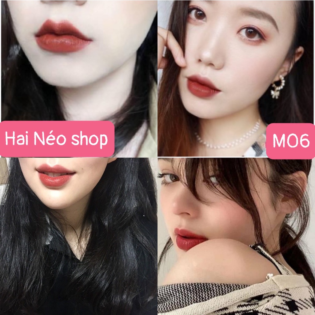 Son Lì dạng bấm Eco Soul Kiss Button Lips Matte The Saem (Hàn Quốc)