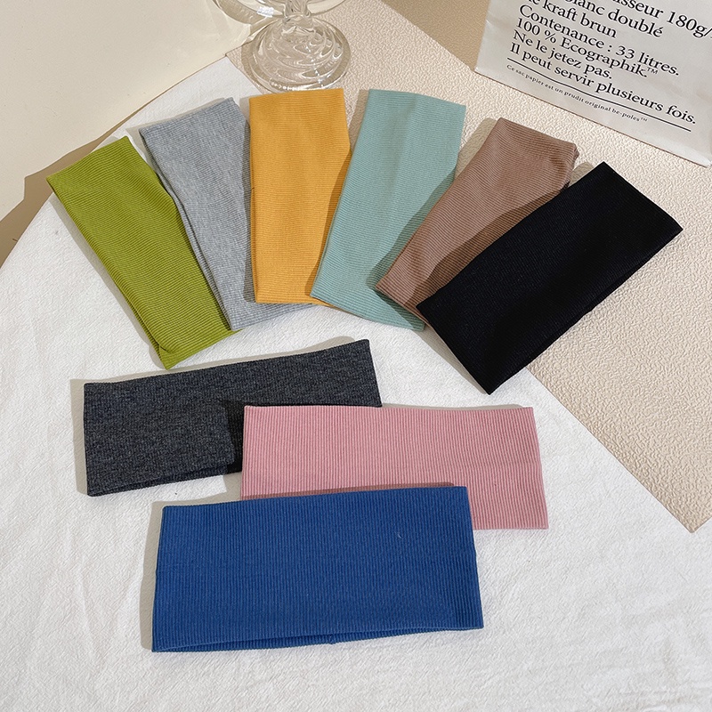 Băng đô thể thao dệt kim thời trang Hàn Quốc cá tính cho nữ