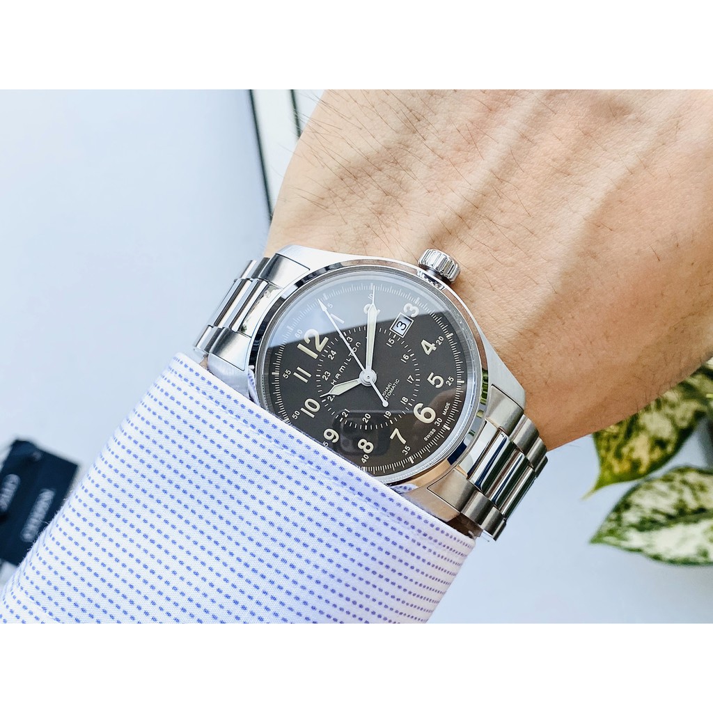 Đồng Hồ Nam Thụy Sĩ Hamilton Khaki Field Automatic H70305193